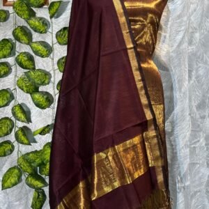 Maheshwari Zari Patti Top & Dupatta Dress Material