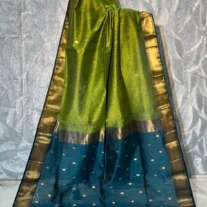 Maheshwari Patti Zari Buti Saree