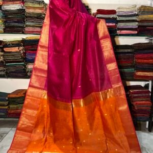 Maheshwari Scott Zari Buti Saree