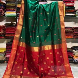 Maheshwari Keri Zari Buti Saree